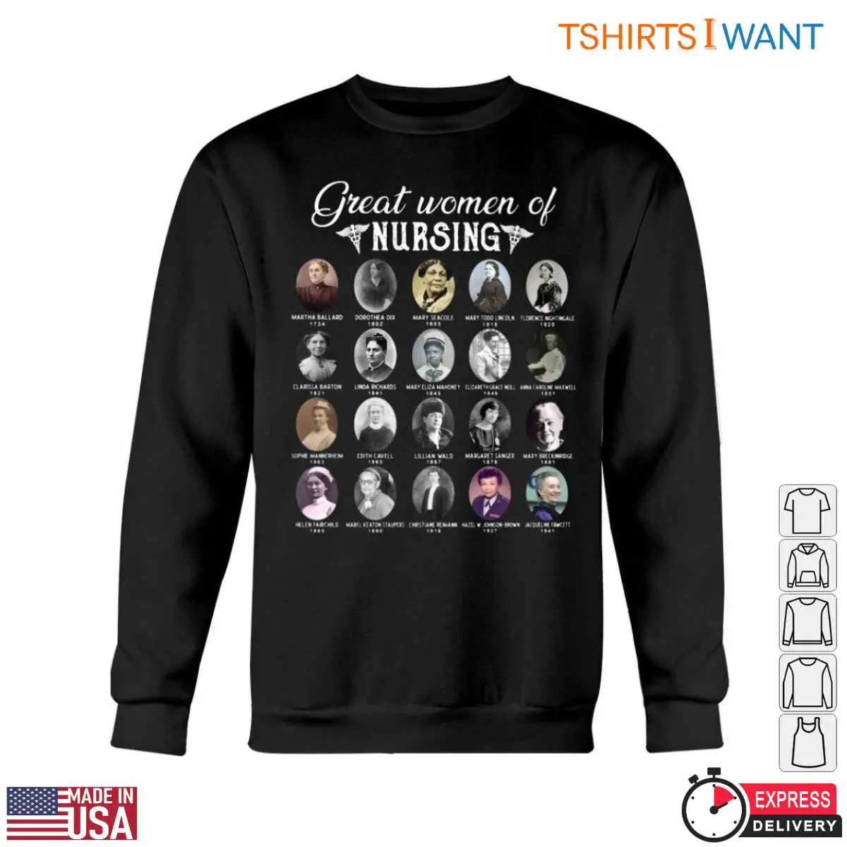 Great Nurses T Shirt Honoring Legendary Women in Nursing History 6 1.jpg