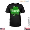 Green Shamrock with Teacher Text St. Patrick's Day Teacher T-Shirt 14 Green Shamrock with Teacher Text St. Patricks Day Teacher T Shirt 1 1.jpg