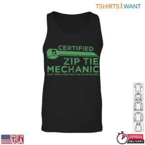 Green Wrench T-Shirt – Certified Zip Tie Mechanic, Fast and Cheap Tee 7 Green Wrench T Shirt DIY Zip Tie Mechanic Humor Tee 2 1.jpg