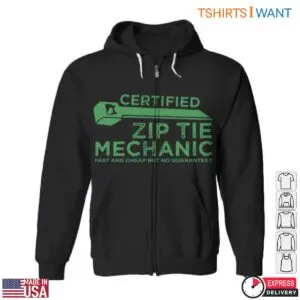Green Wrench T-Shirt – Certified Zip Tie Mechanic, Fast and Cheap Tee 10 Green Wrench T Shirt DIY Zip Tie Mechanic Humor Tee 5 1.jpg