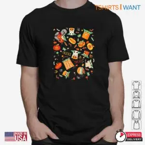 Grogu Halloween Shirt: The Mandalorian And Grogu Halloween Costume Tee 6 Grogu Halloween Shirt Mandalorian Baby Yoda Tee 2 1.jpg