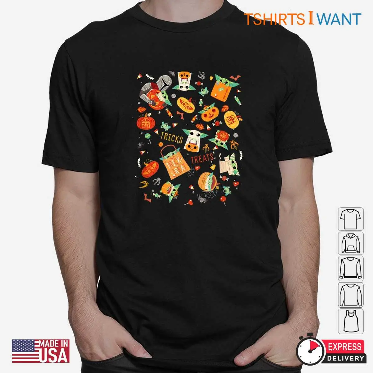 Grogu Halloween Shirt Mandalorian Baby Yoda Tee 2 1.jpg