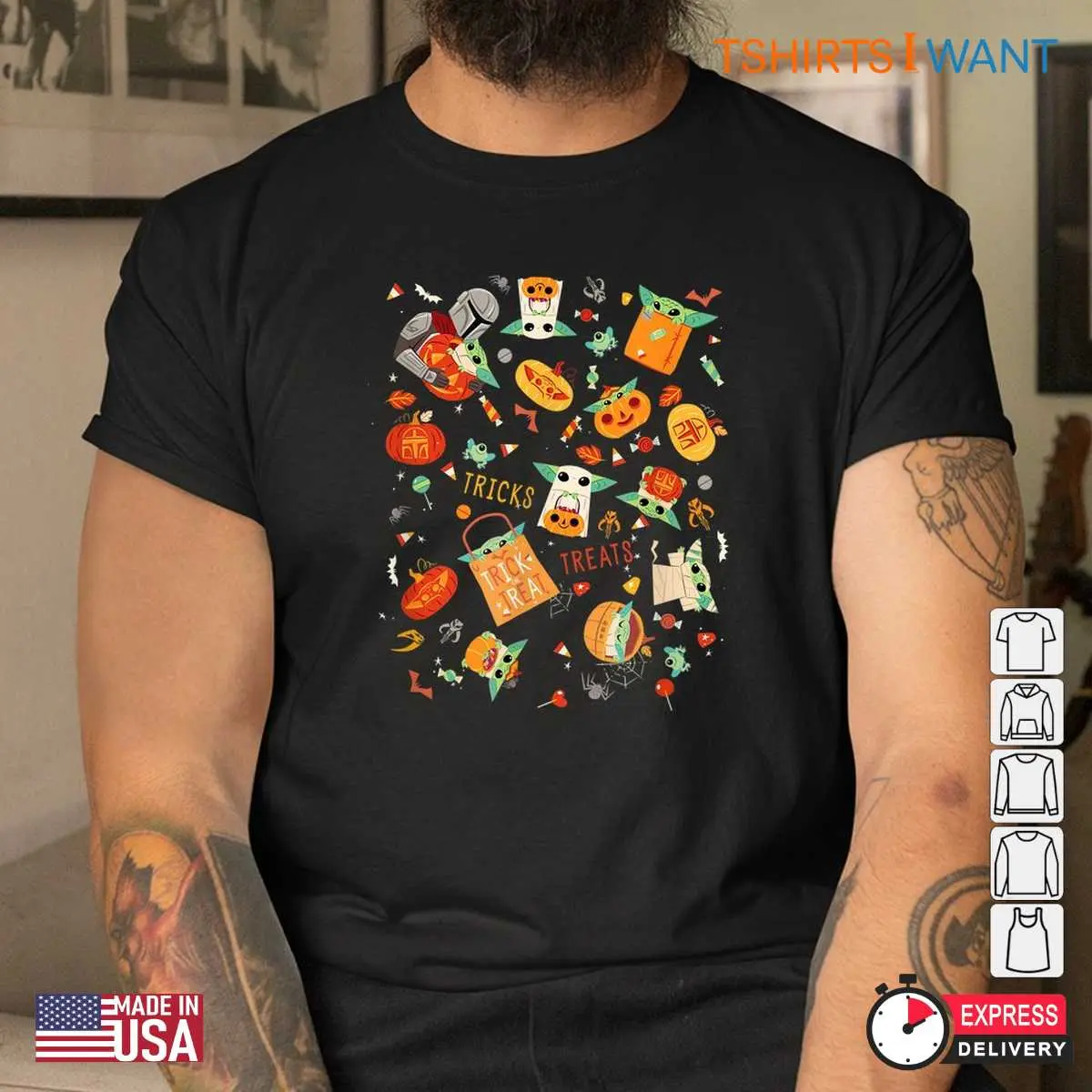 Grogu Halloween Shirt Mandalorian Baby Yoda Tee 4 1.jpg