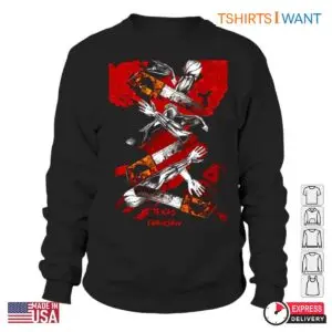 Gruesome Texas Chainsaw T-Shirt - Horror Movie Graphic Tee with Chainsaws and Severed Limbs 6 Gruesome Texas Chainsaw T Shirt Horror Movie Graphic Tee with Chainsaws and Severed Limbs 2 1.jpg