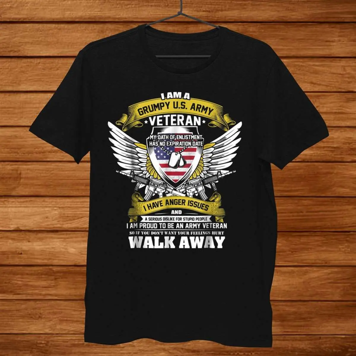 Grumpy US Army Veteran Funny Shirt 8 Grumpy US Army Veteran Funny Shirt
