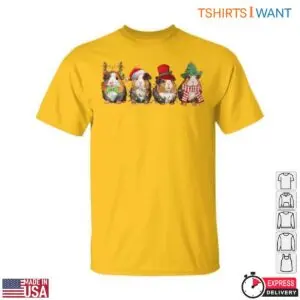 Guinea Pigs Christmas T-Shirt - Cute Festive Graphic with Santa Hats 10 Guinea Pigs Christmas T Shirt Cute Festive Graphic with Santa Hats 5 1.jpg