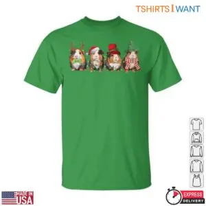 Guinea Pigs Christmas T-Shirt - Cute Festive Graphic with Santa Hats 11 Guinea Pigs Christmas T Shirt Cute Festive Graphic with Santa Hats 6 1.jpg