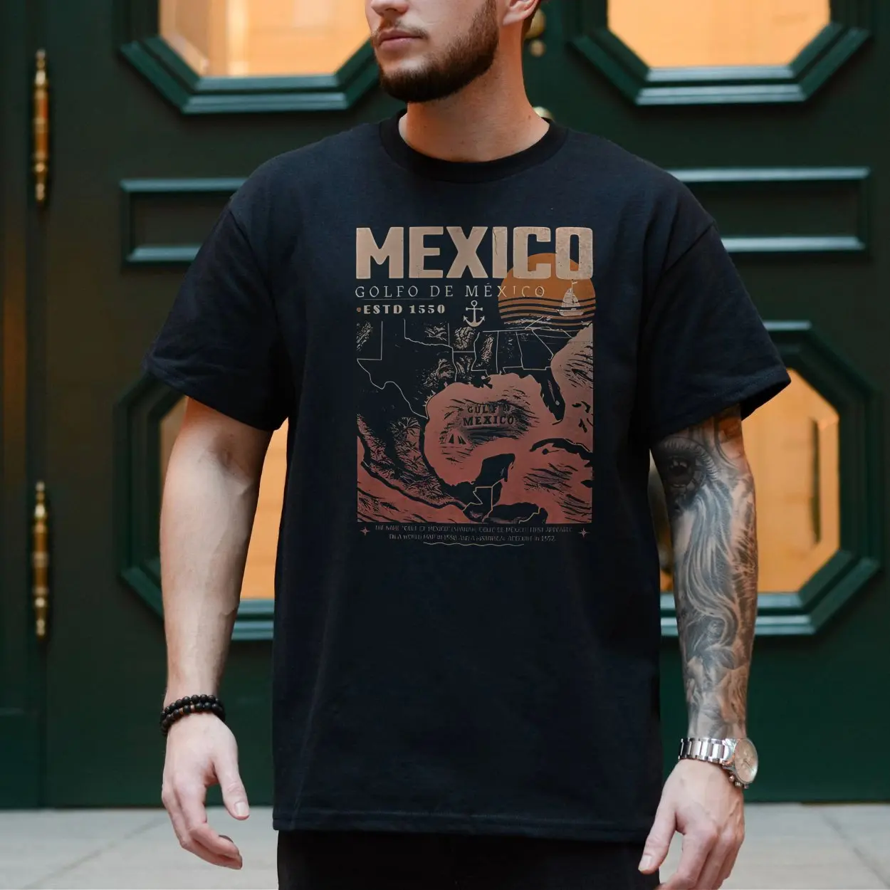 Gulf of Mexico Social Club T shirt Established 1550 Tee 4 1.jpg