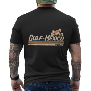 Gulf of Mexico Vintage Palm Tree Sunset Travel T Shirt 6 1.jpg