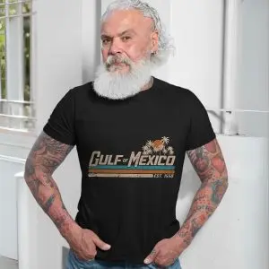 Gulf of Mexico Vintage Palm Tree Sunset Travel T-Shirt 13 Gulf of Mexico Vintage Palm Tree Sunset Travel T Shirt 7 1.jpg