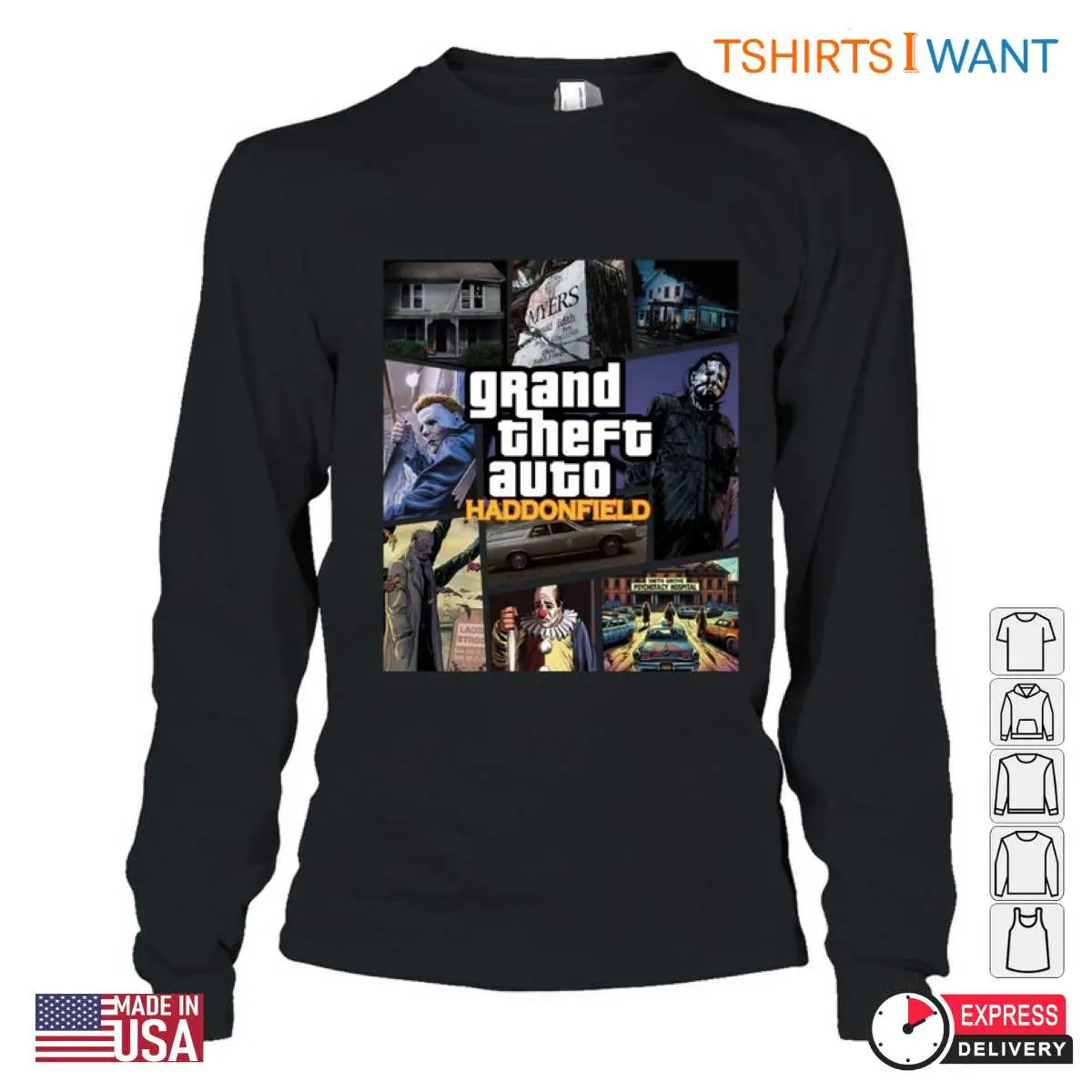 Haddonfield T Shirt GTA Horror Mashup Design 2 1.jpg