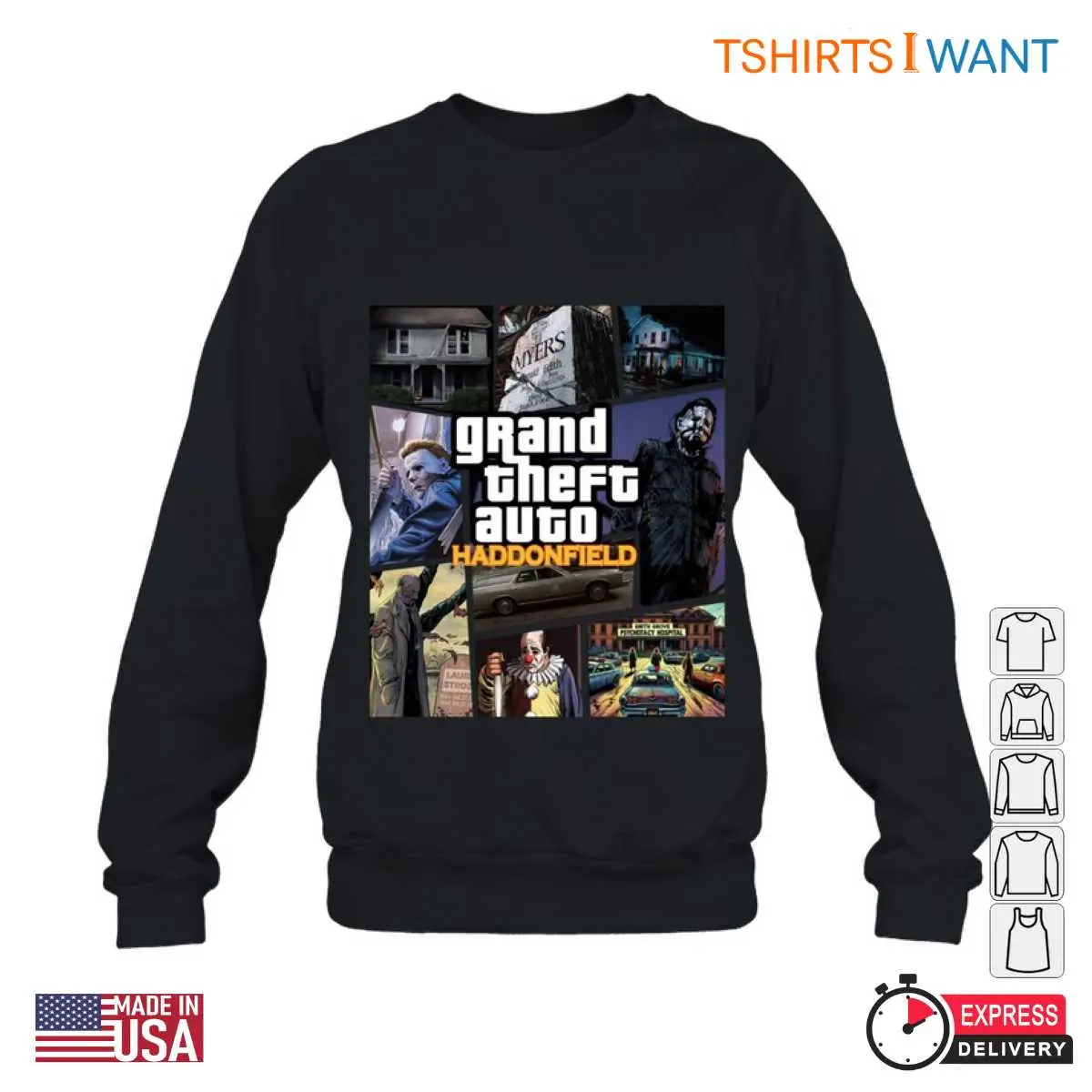 Haddonfield T Shirt GTA Horror Mashup Design 3 1.jpg