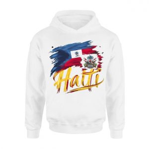Haiti Pride T Shirt E28093 Colorful Flag Brush Stroke Haitian Heritage Tee 2.jpg