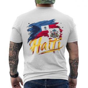 Haiti Pride T Shirt E28093 Colorful Flag Brush Stroke Haitian Heritage Tee 6.jpg