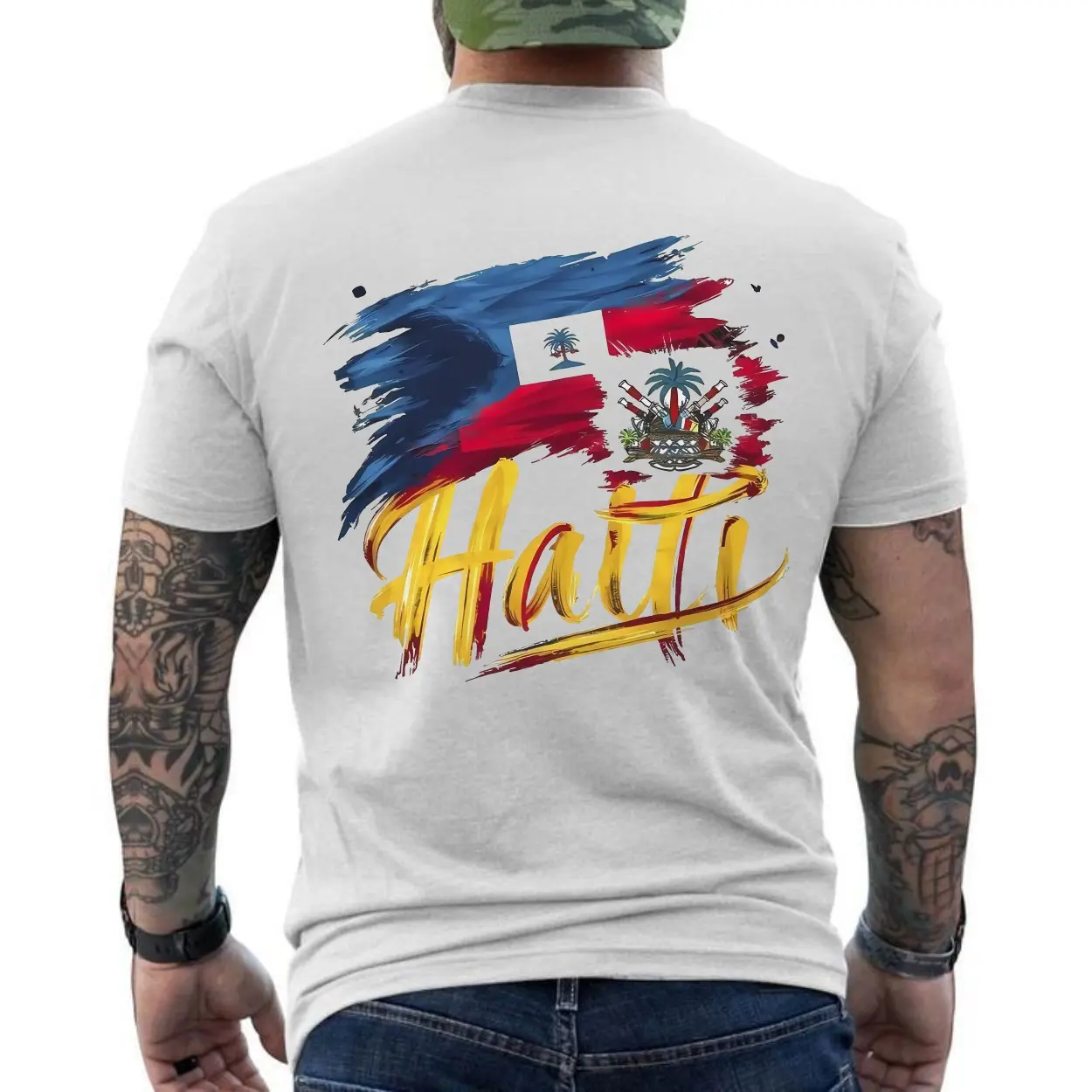 Haiti Pride T-Shirt – Colorful Flag Brush Stroke Haitian Heritage Tee 6 Haiti Pride T Shirt E28093 Colorful Flag Brush Stroke Haitian Heritage Tee 6.jpg