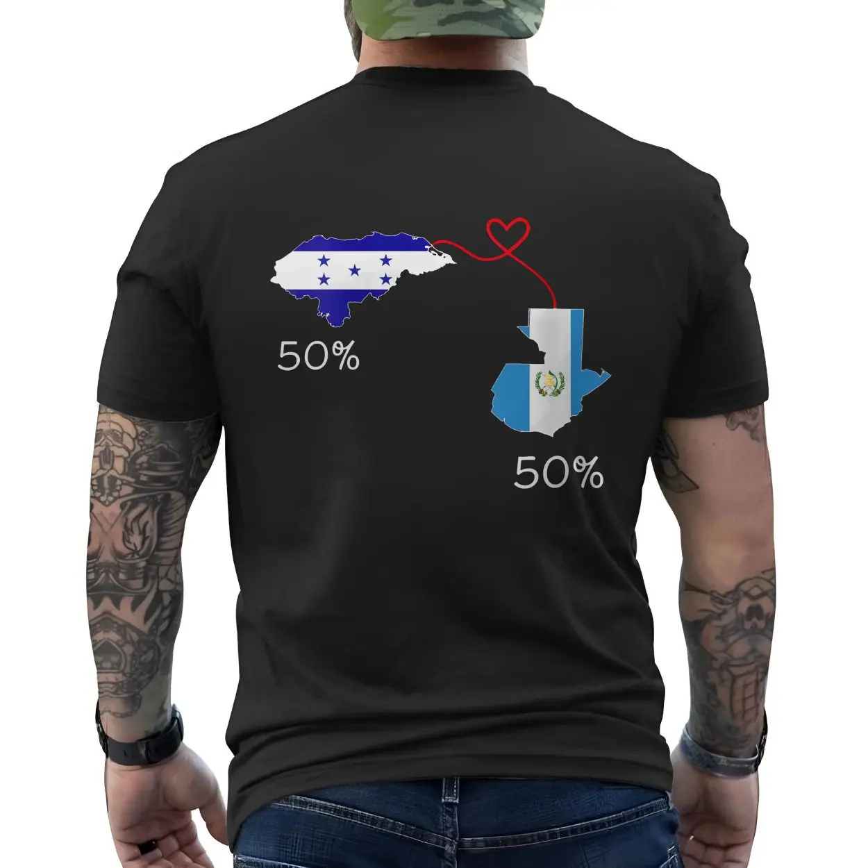 Half Honduran Half Guatemalan T-Shirt Honduras Guatemala Roots 6 Half Honduran Half Guatemalan T Shirt Honduras Guatemala Roots 6 1.jpg