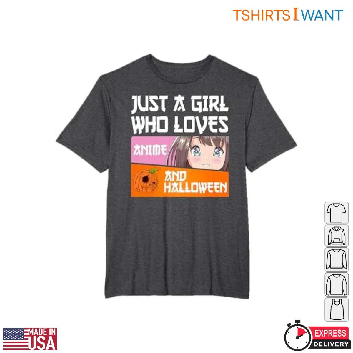 Halloween Anime Girl Cute Manga Pumpkin T Shirt 3 1.jpg