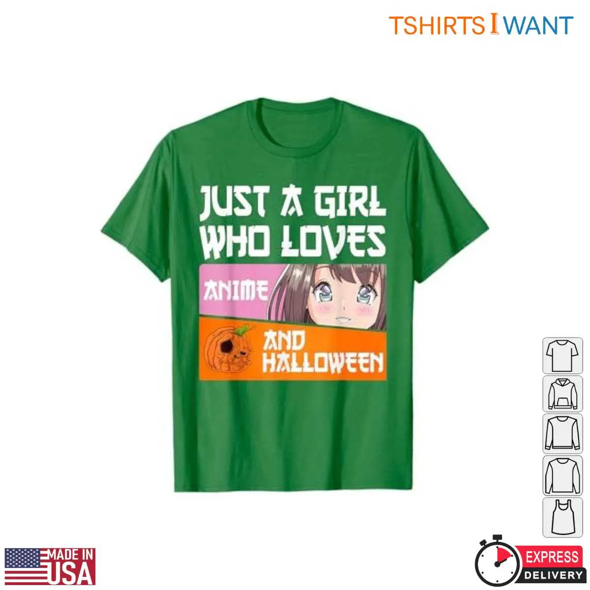 Halloween Anime Girl Cute Manga Pumpkin T Shirt 8 1.jpg