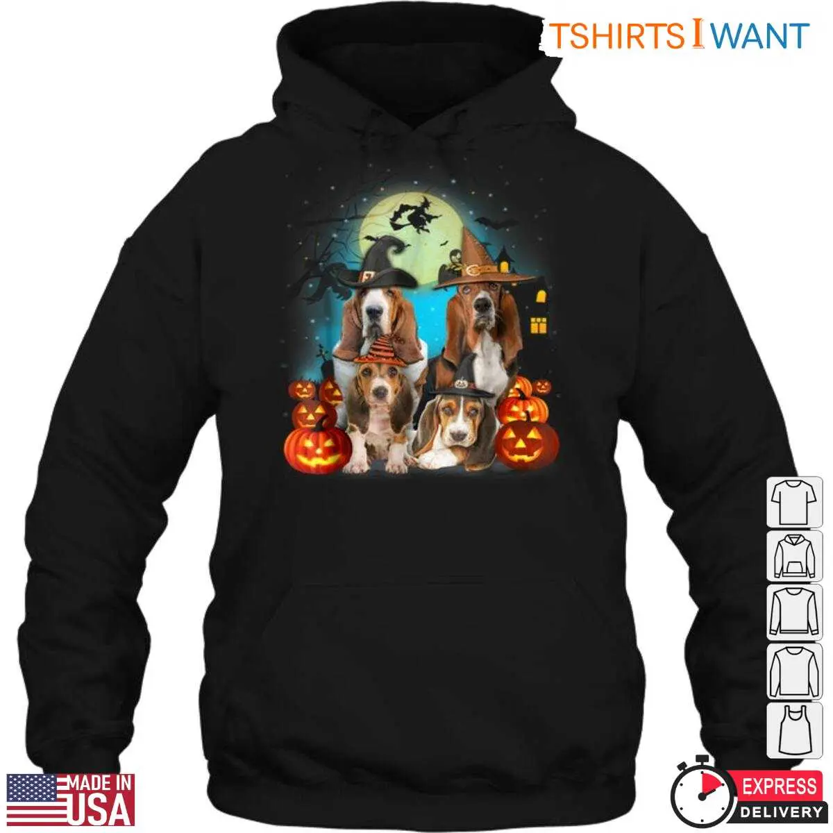 Halloween Beagle Shirt – Beagles with Pumpkins and Witch Hats 6 Halloween Beagle Shirt – Beagles with Pumpkins and Witch Hats
