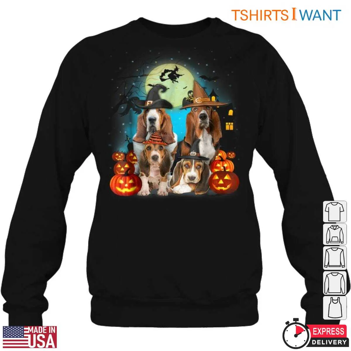 Halloween Beagle Shirt – Beagles with Pumpkins and Witch Hats 2 Halloween Beagle Shirt E28093 Beagles with Pumpkins and Witch Hats 2 1.jpg