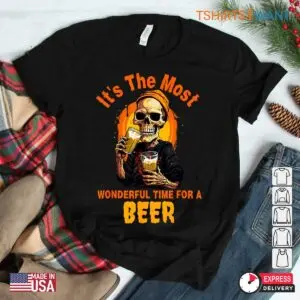 Halloween Beer Shirt: It's The Most Wonderful Time For A Beer Halloween Tee 7 Halloween Beer Shirt Wonderful Time for Brews 3 1.jpg