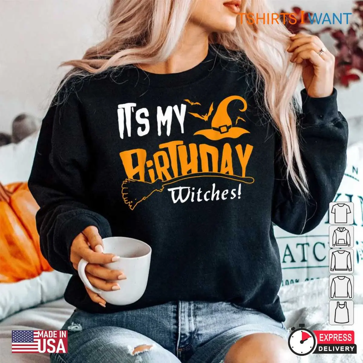Halloween Birthday Shirts October Witch Party 5 1.jpg