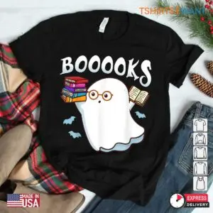 Halloween Books Shirt: Librarian English Teacher Reader Halloween Tee 7 Halloween Books Shirt Spooky Librarian Tee 3 1.jpg