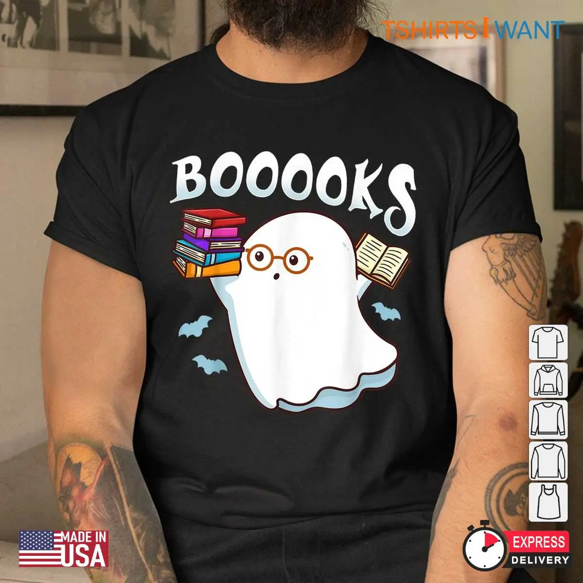 Halloween Books Shirt Spooky Librarian Tee 4 1.jpg