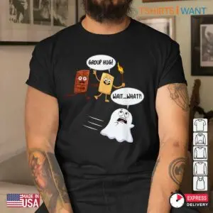 Halloween Camping Shirts: S'mores Marshmallow Ghost Funny Camping Halloween Tee 10 Halloween Camping Shirts Smores Ghost Campfire 5 1.jpg