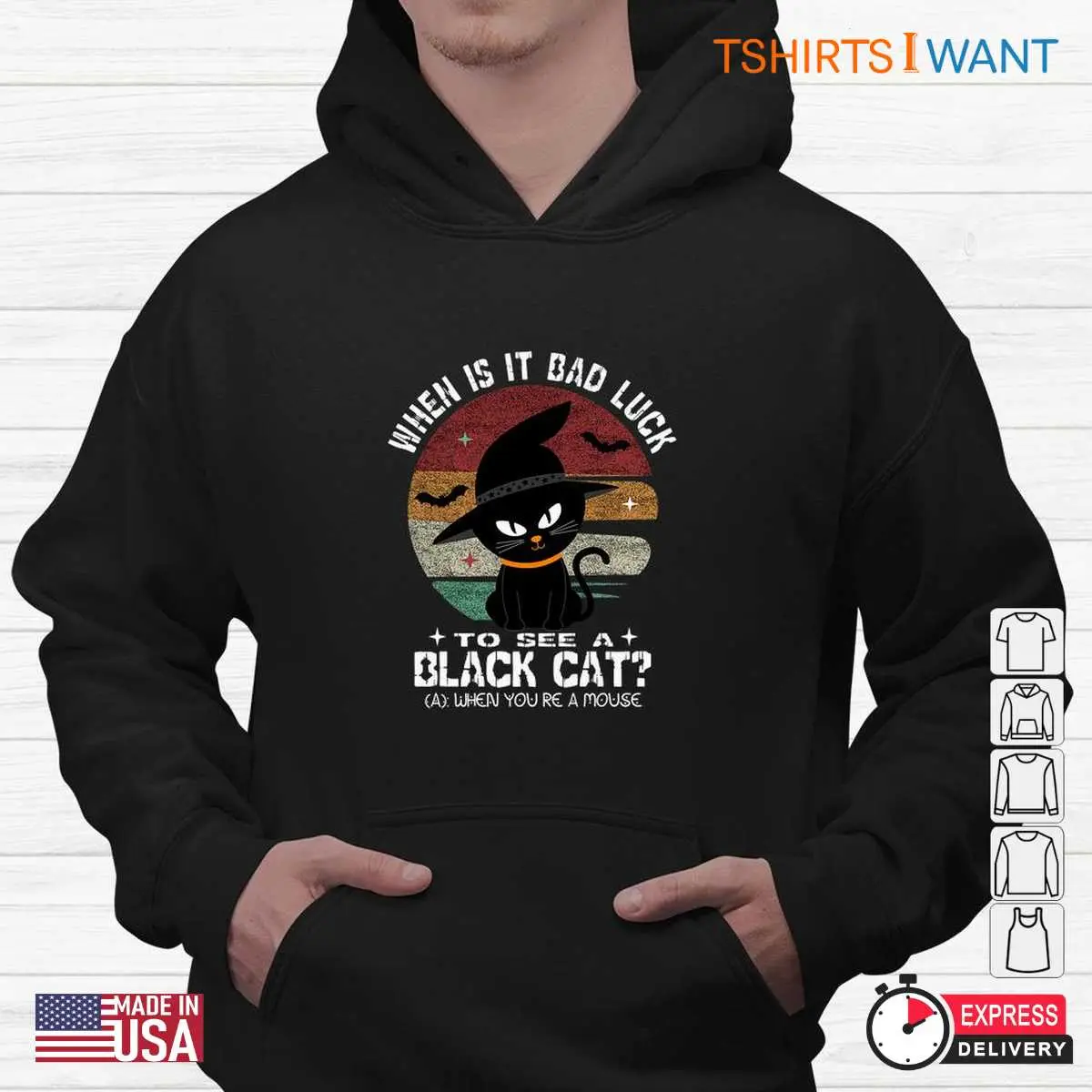 Halloween Cat Jokes: Silly Riddles And Jokes Bad Luck Black Cat Mouse Halloween Tee 13 Halloween Cat Jokes Silly Feline Riddles 4
