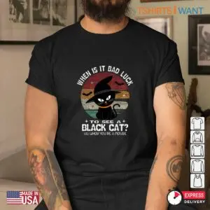 Halloween Cat Jokes: Silly Riddles And Jokes Bad Luck Black Cat Mouse Halloween Tee 10 Halloween Cat Jokes Silly Feline Riddles 5 1.jpg