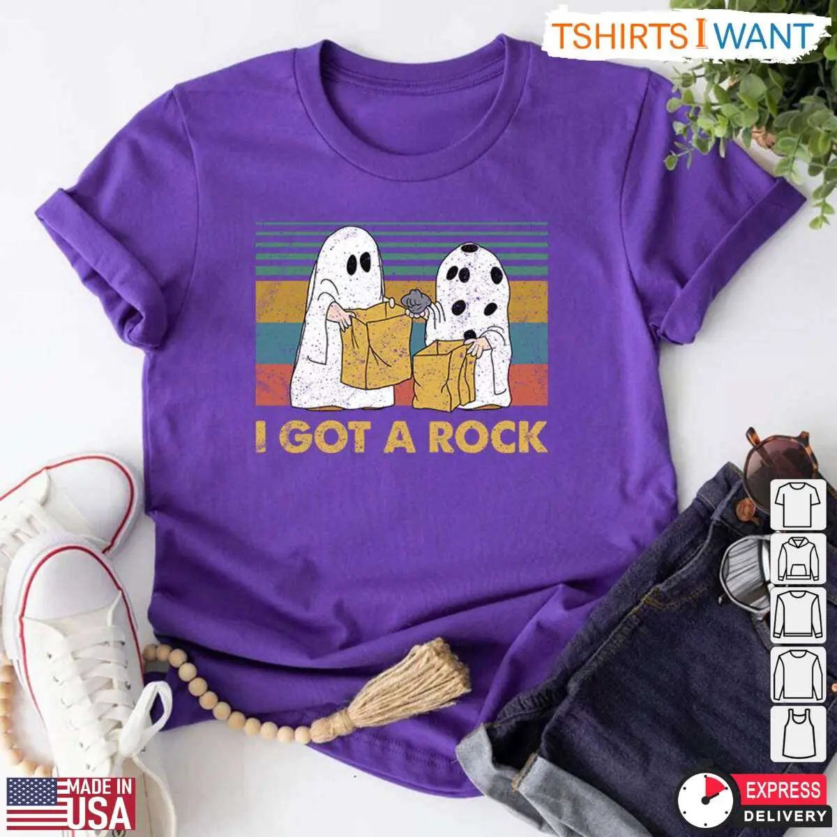 Halloween Charlie Brown I Got A Rock T Shirt 3 1.jpg