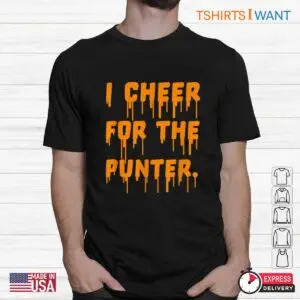 Halloween Cheer Shirts: I Cheer For The Punter Halloween Costume Tee 7 Halloween Cheer Shirts Punter Support Squad Tee 2 1.jpg