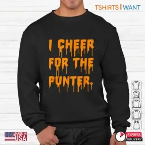 Halloween Cheer Shirts: I Cheer For The Punter Halloween Costume Tee 8 Halloween Cheer Shirts Punter Support Squad Tee 3 1.jpg