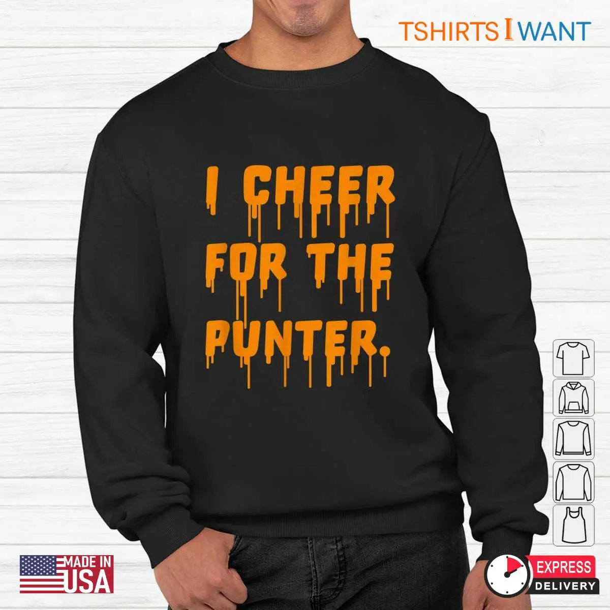 Halloween Cheer Shirts: I Cheer For The Punter Halloween Costume Tee 13 Halloween cheer shirts