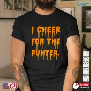 Halloween Cheer Shirts: I Cheer For The Punter Halloween Costume Tee 10 Halloween Cheer Shirts Punter Support Squad Tee 5 1.jpg