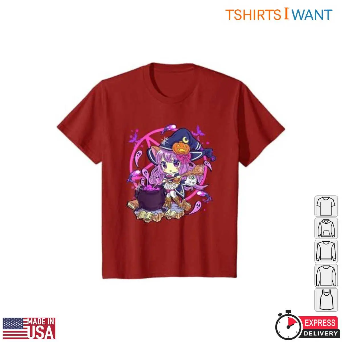 Halloween Chibi Witch Cauldron T Shirt 3 1.jpg