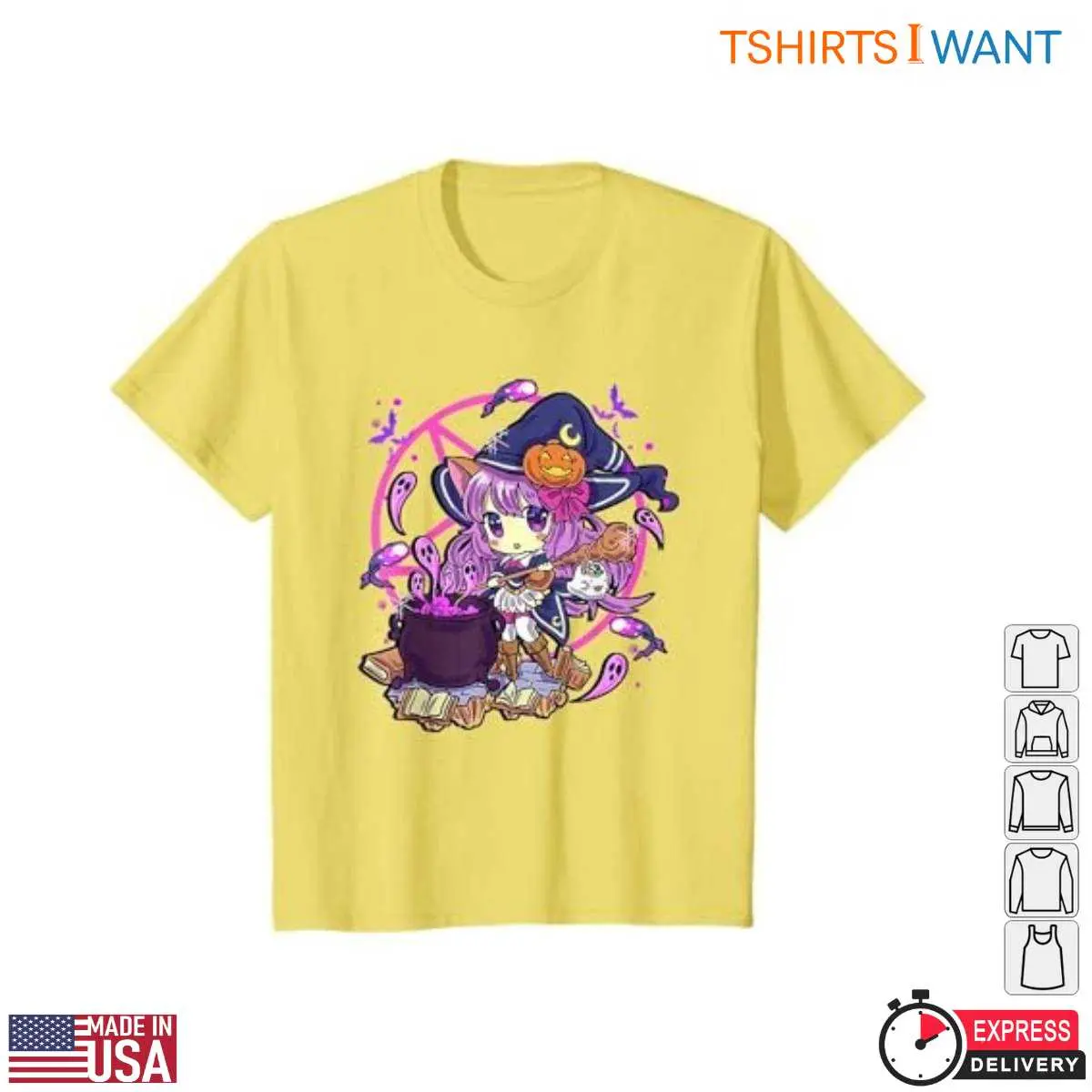 Halloween Chibi Witch Cauldron T Shirt 5 1.jpg