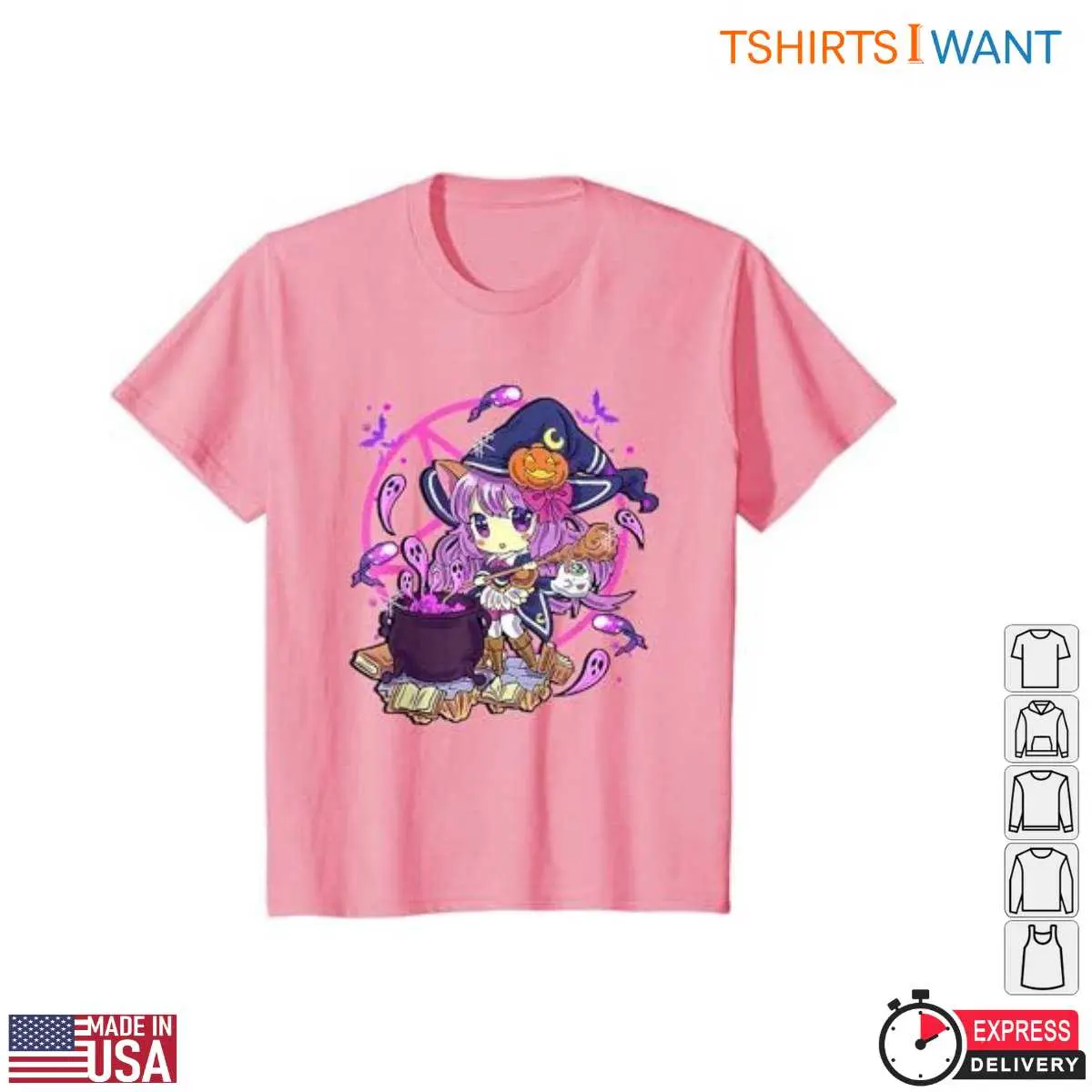 Halloween Chibi Witch Cauldron T Shirt 6 1.jpg