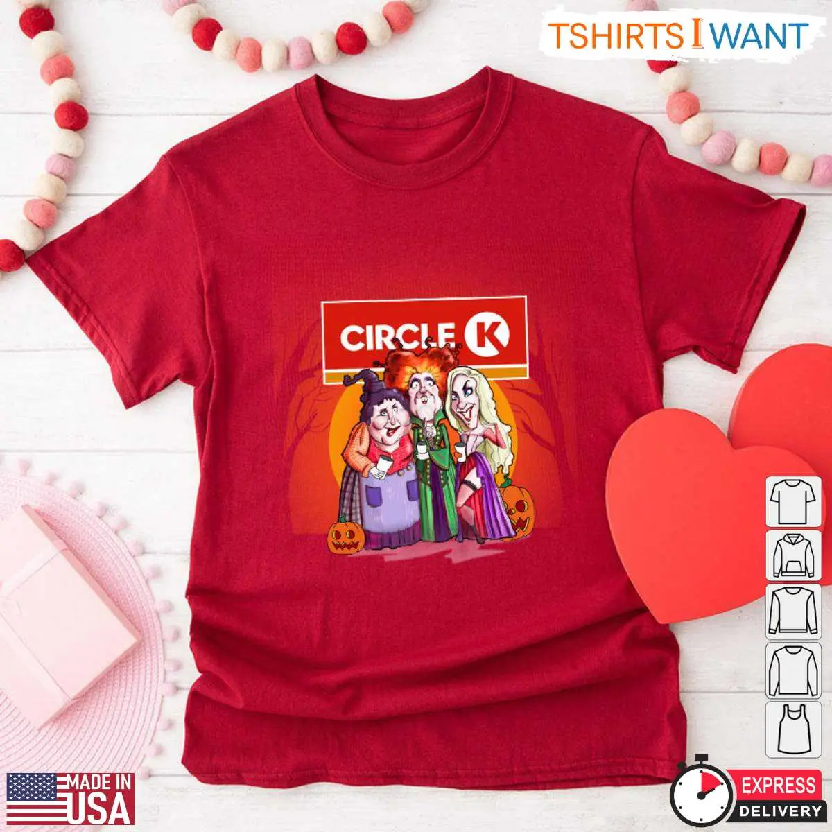 Halloween Circle K T-Shirt – Enchanting Trio Sanderson Sisters Witchy Theme 10 Halloween Circle K T-Shirt – Enchanting Trio Sanderson Sisters Witchy Theme