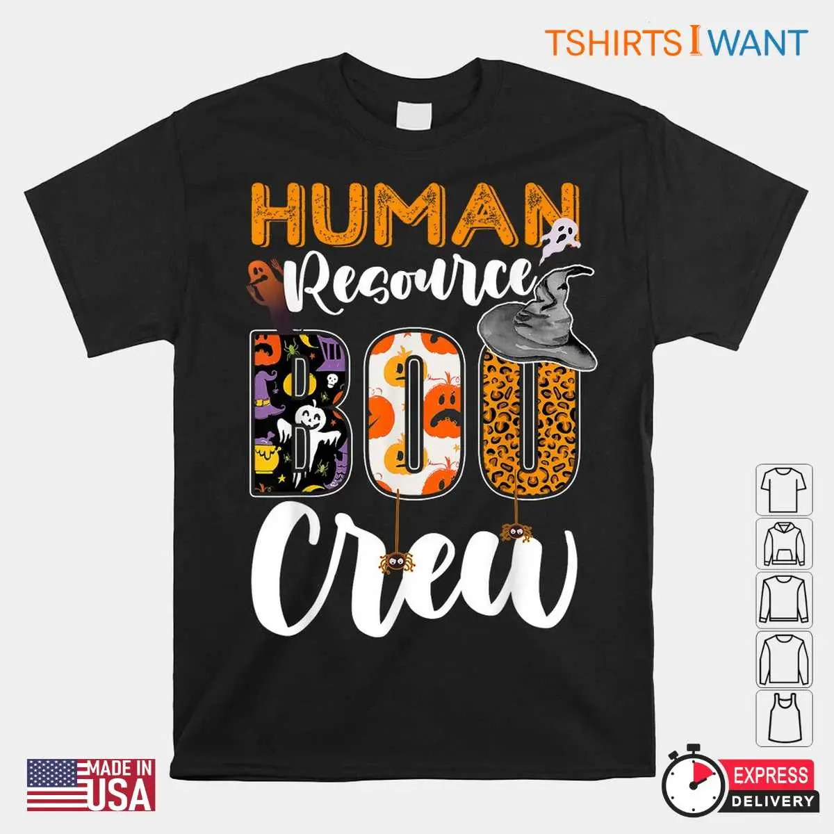 Halloween Costumes For Human Resources: Human Resource Boo Crew HR Manager Halloween Shirt 10 Halloween costumes for human resources