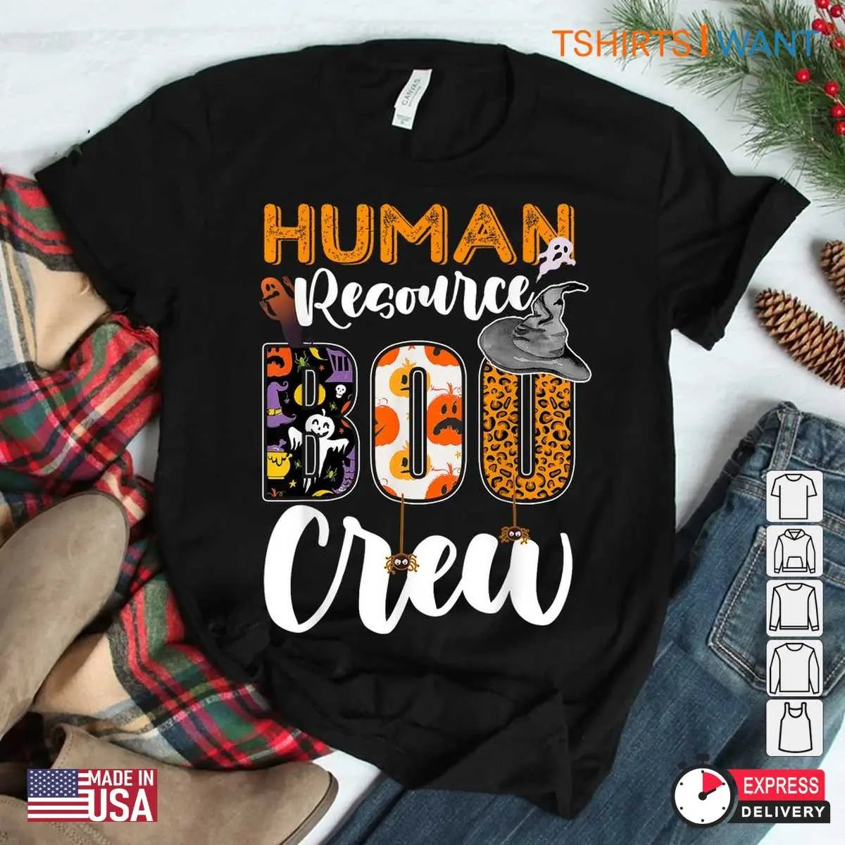 Halloween Costumes For Human Resources: Human Resource Boo Crew HR Manager Halloween Shirt 11 Halloween costumes for human resources
