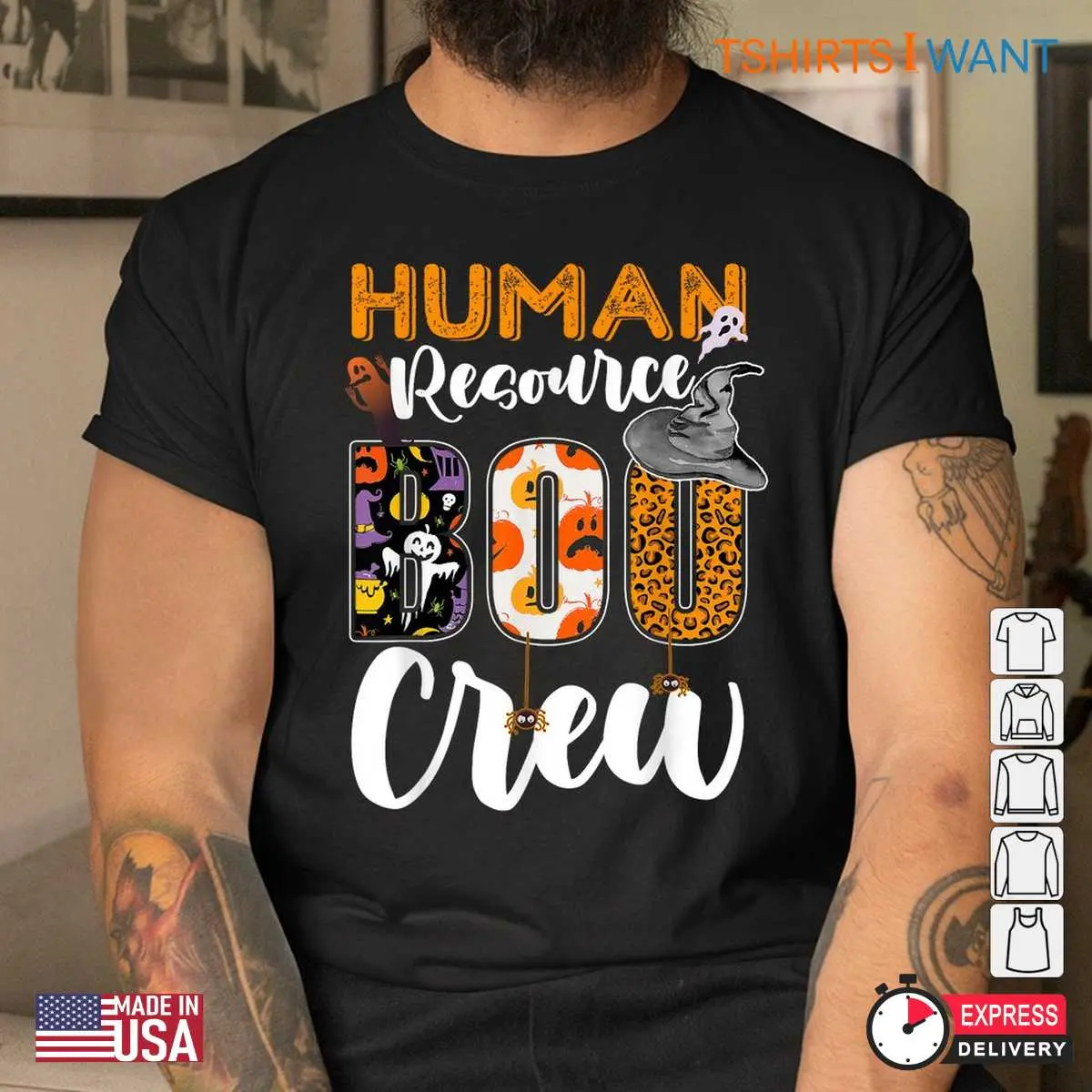 Halloween Costumes For Human Resources HR Boo Crew Tee 4 1.jpg