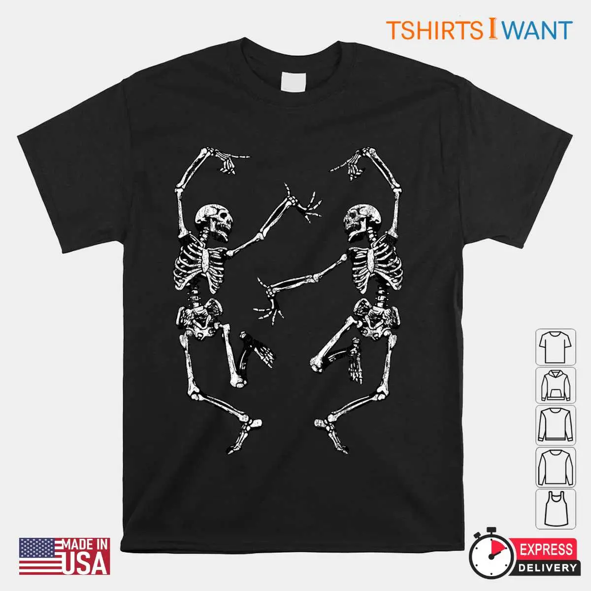 Halloween Dance Shirt: Dance Of Death Macabre Skeleton Skull Costume 10 Halloween Dance Shirt