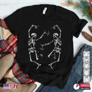 Halloween Dance Shirt: Dance Of Death Macabre Skeleton Skull Costume 7 Halloween Dance Shirt Macabre Skeleton Ball Tee 3 1.jpg