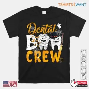 Halloween Dental Shirts Boo Crew Dentist Tee 1 1.jpg