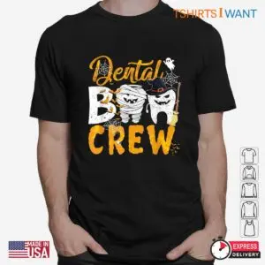 Halloween Dental Shirts: Dental Boo Crew Funny Dentist Assistant Costume 6 Halloween Dental Shirts Boo Crew Dentist Tee 2 1.jpg