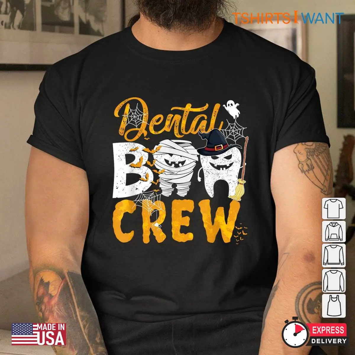 Halloween Dental Shirts Boo Crew Dentist Tee 4 1.jpg