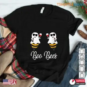 Halloween Drinking Shirts: Boo Bees Couples Wine Halloween Costume Tee 7 Halloween Drinking Shirts Boo Bees Wine Costume Tee 3 1.jpg
