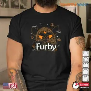 Halloween Furby: Spooky Pumpkin Furby Halloween Costume Shirt 8 Halloween Furby Spooky 90s Toy Tee 4 1.jpg